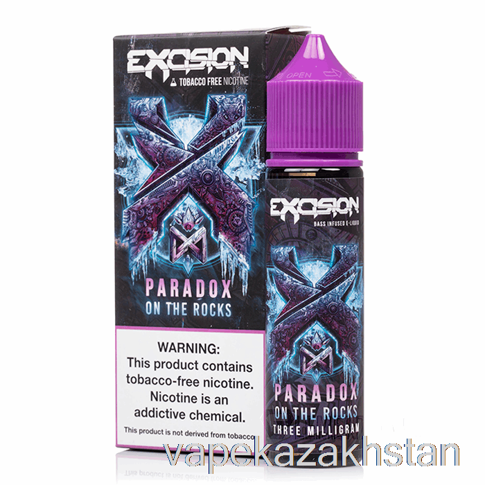 Vape Smoke Paradox on the Rocks - Excision - Alt Zero - 60mL 6mg